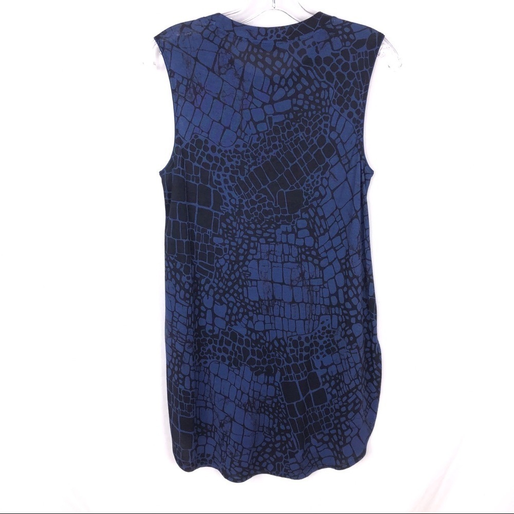 Vince snake print navy black tank - Picture 7 of 8
